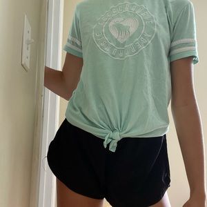 Teal Abercrombie and Fitch tee